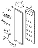 Fresh food inner door (bisque) (gs2314pxdq)