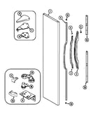 Freezer outer door (bisque) (gs2314pxdq)