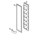 Maytag GS2314PXDQ freezer inner door (bisque) (gs2314pxdq) diagram