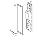 Maytag GS2514CXDW freezer inner door (bisque) (gs2514cxdq) diagram