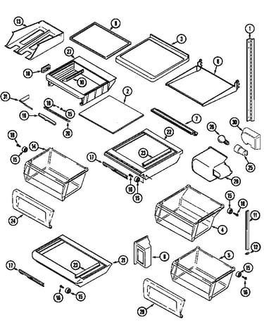 Shelves & accessories