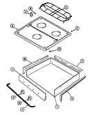 Top & burner box