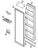 Fresh food inner door (gs2124padb) (gs2124padb)