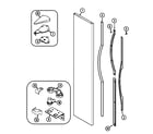 Maytag GS2528PEDW freezer outer door diagram