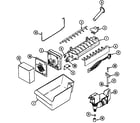 Maytag GS2528PEDW optional ice maker kit-uki2000agx diagram