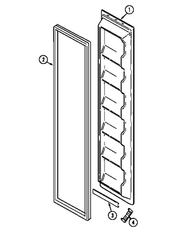 Freezer inner door (gs2112pxda) (gs2112pxdw)