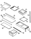 Shelves & accessories (mtf1943ara) (mtf1943arw)