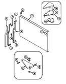 Freezer outer door (bisque) (mtf1943arq)