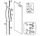 Maytag RS21011 fresh food outer door diagram