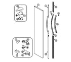 Maytag RS21011 freezer outer door diagram
