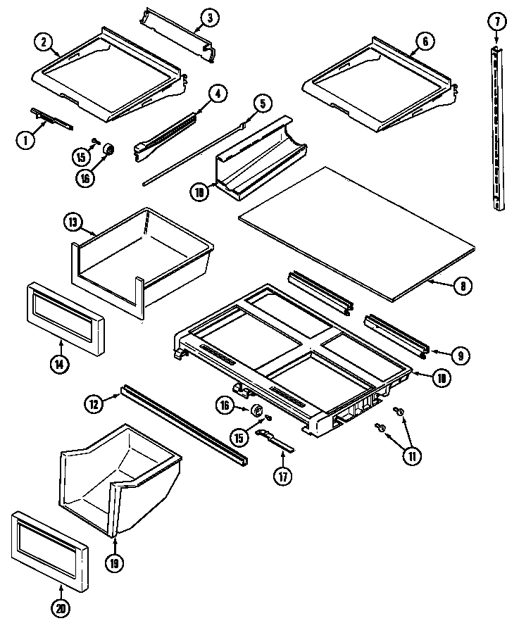 Shelves & accessories