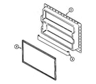 Maytag PTB2153DRW freezer inner door (ptb2153dra) (ptb2153drw) diagram