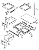 Shelves & accessories (bisque) (mtb2148drq)