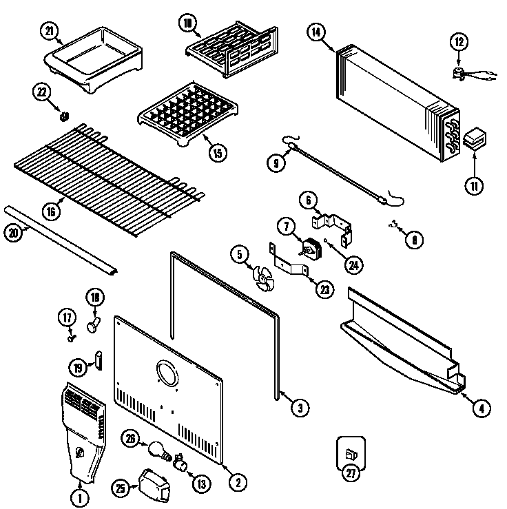 Freezer compartment (bisque) (mtb1948drq)
