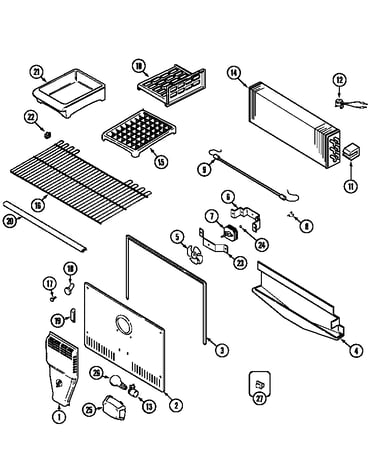 Freezer compartment (bisque) (mtb1948drq)