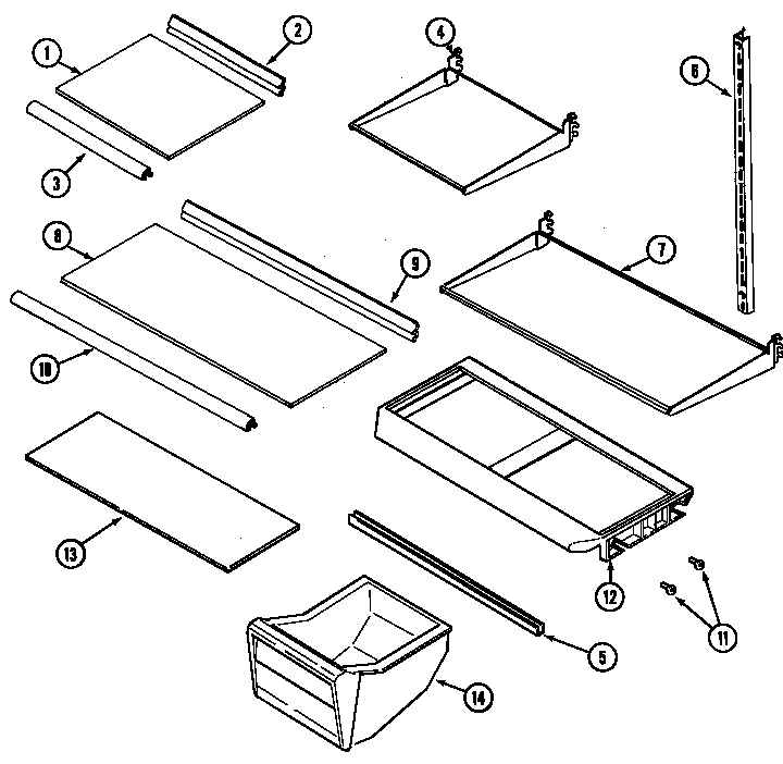 Shelves & accessories