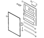 Maytag GT1722NDEW fresh food inner door diagram