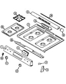 Top assembly (cgs1750adh) (cgs1750adl)