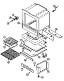 Oven/base (cgs1750adh) (cgs1750adl)