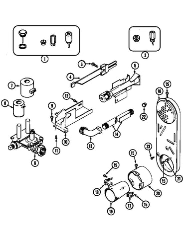 Gas valve (mdg6000axw)