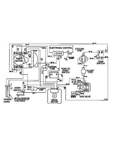Wiring information (mdg6000axw)