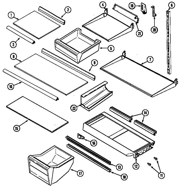 Shelves & accessories