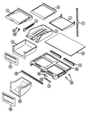 Shelves & accessories (mtb2155dra) (mtb2155drw)