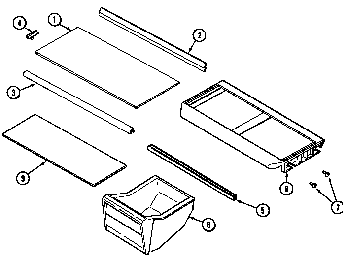 SHELVES & ACCESSORIES (ATB1710DRA) (ATB1710DRW)