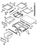 Shelves & accessories (mtb1956dea) (mtb1956deb) (mtb1956dew)