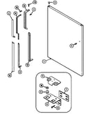 Fresh food outer door (mtb1956dea) (mtb1956deb) (mtb1956dew)