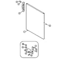 Maytag GT1511PXEW fresh food outer door (bisque) (gt1511pxeq) diagram