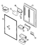 Fresh food inner door (bisque) (mtb2656deq)