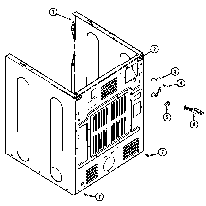 CABINET-REAR