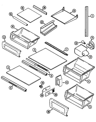 Shelves & accessories