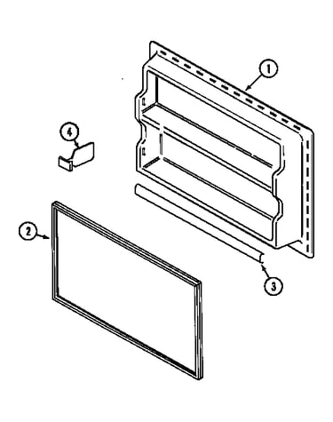 Freezer inner door