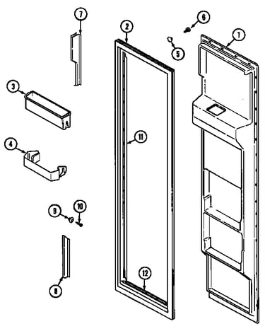 Freezer inner door