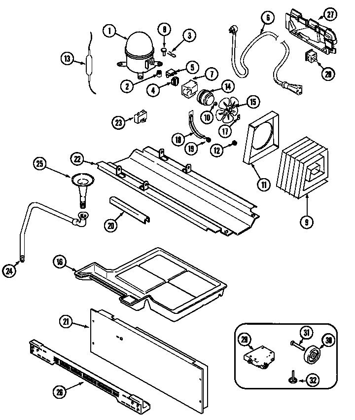 COMPRESSOR (BISQUE) (GS2588PKDQ)