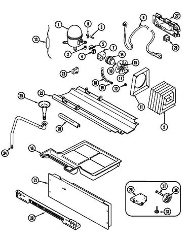 Compressor (bisque) (gs2588pkdq)