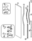 Freezer outer door (bisque) (gs2588pkdq)