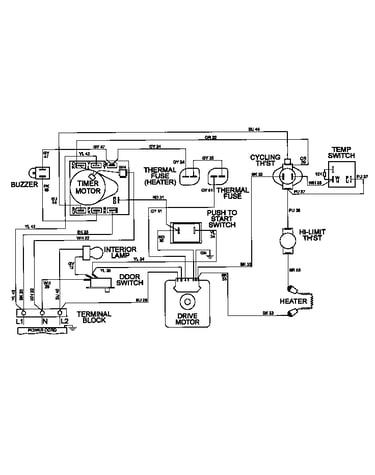 Wiring information (mde9520azw)