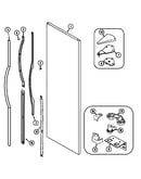 Fresh food outer door (jsd2789deb/q/w) (jsd2789deb) (jsd2789deq) (jsd2789dew)