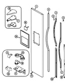 Freezer outer door (jsd2789deb/q/w) (jsd2789deb) (jsd2789deq) (jsd2789dew)