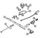 Magic Chef CLZ8509BDB gas controls diagram