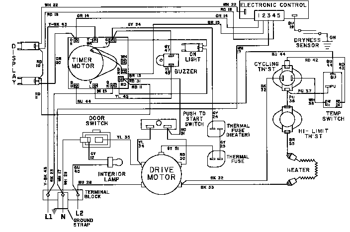 WIRING INFORMATION (LDE9304ACE) (LDE9304ACL) (LDE9304ACM)