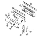 Maytag PGR4410ADW control panel diagram