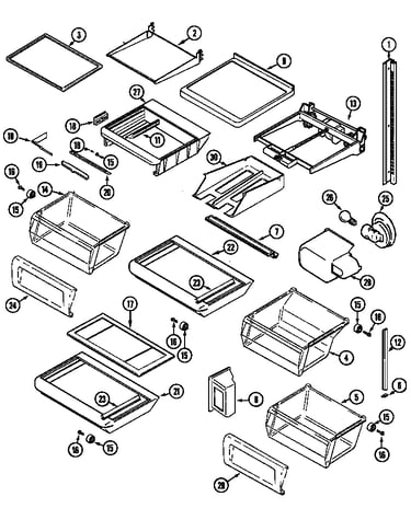 Shelves & accessories