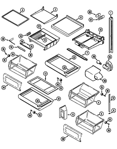 Shelves & accessories