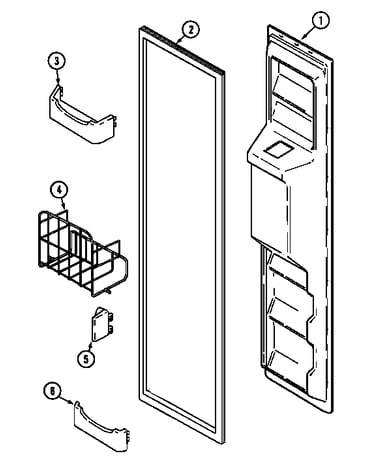 Freezer inner door