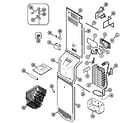 Maytag GS2614CXFW freezer compartment diagram