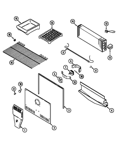 Freezer compartment (gt2413nxfw)